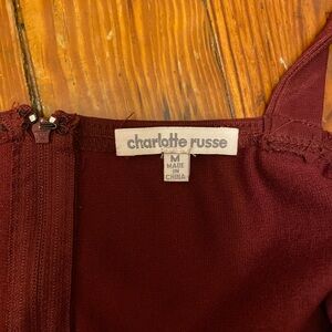 Charlotte Ruse Medium Short Dress (Cabernet)